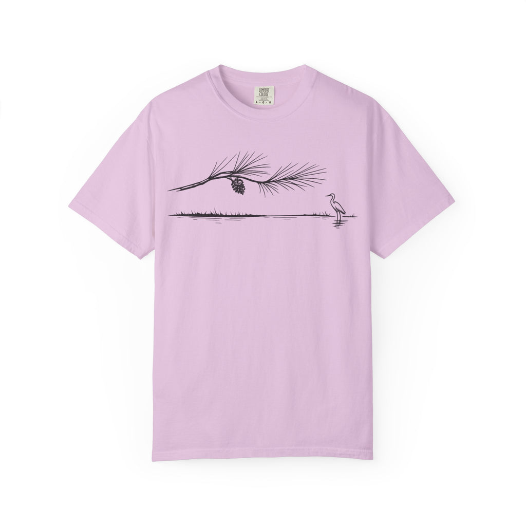 Pine Branch & Heron T-Shirt