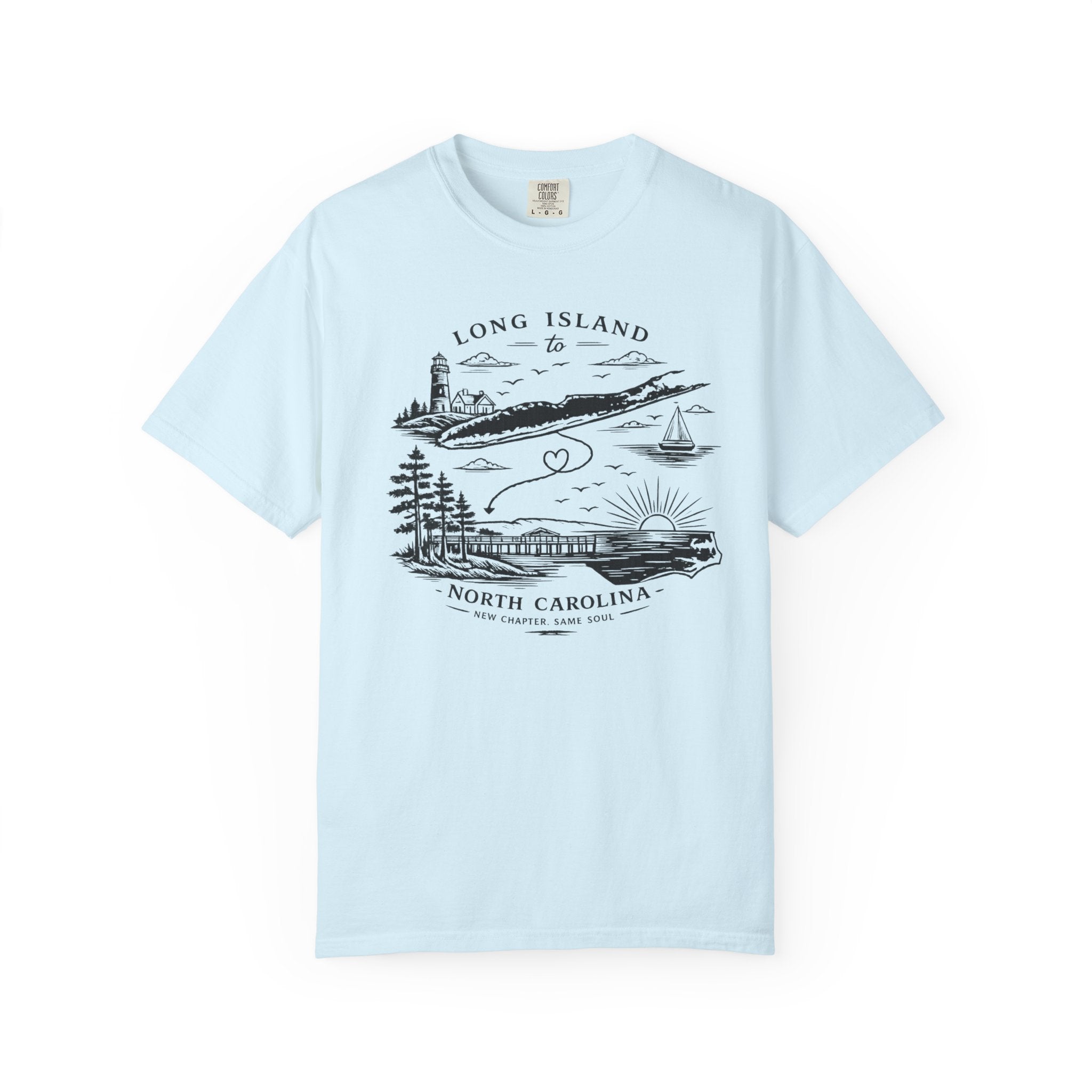 Long Island to North Carolina Scenic T-Shirt