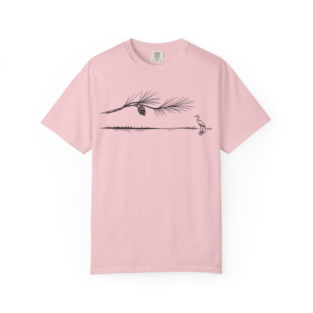 Pine Branch & Heron T-Shirt