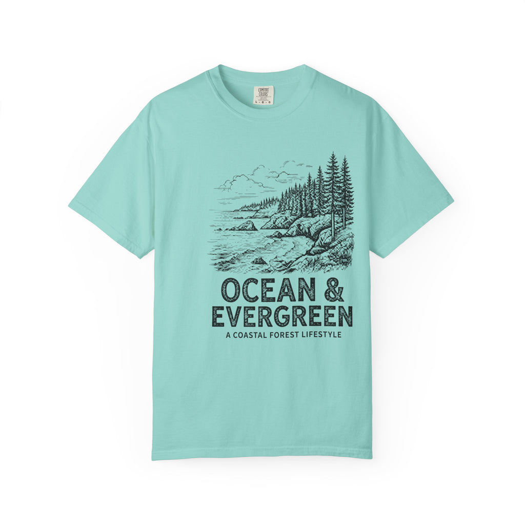 Ocean & Evergreen Coastal T-Shirt