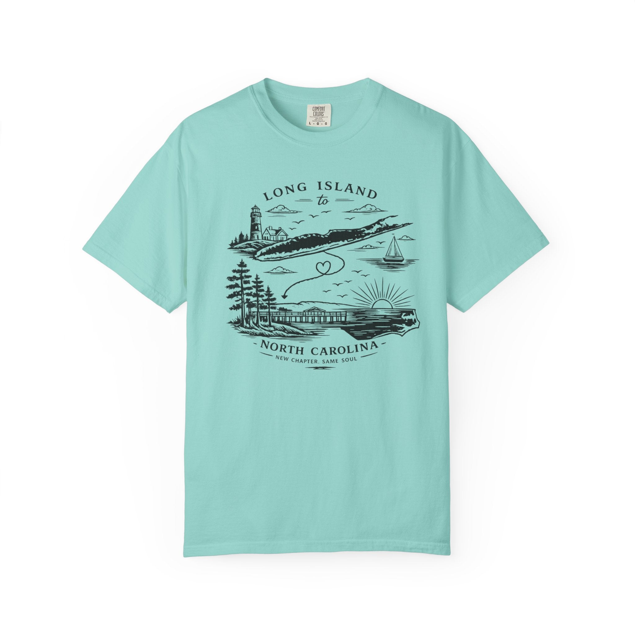 Long Island to North Carolina Scenic T-Shirt