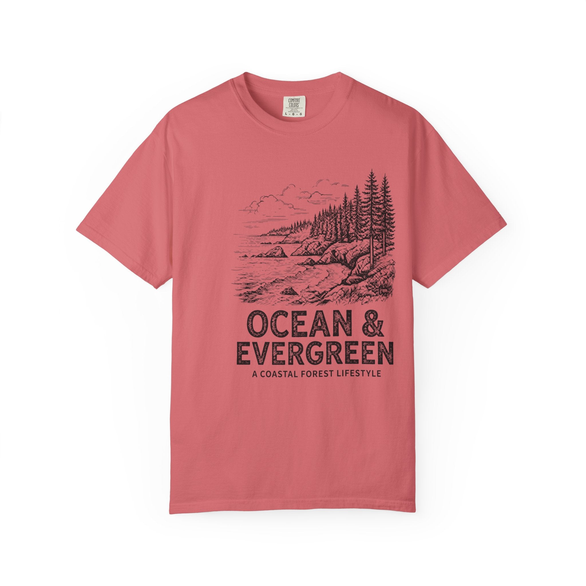 Ocean & Evergreen Coastal T-Shirt