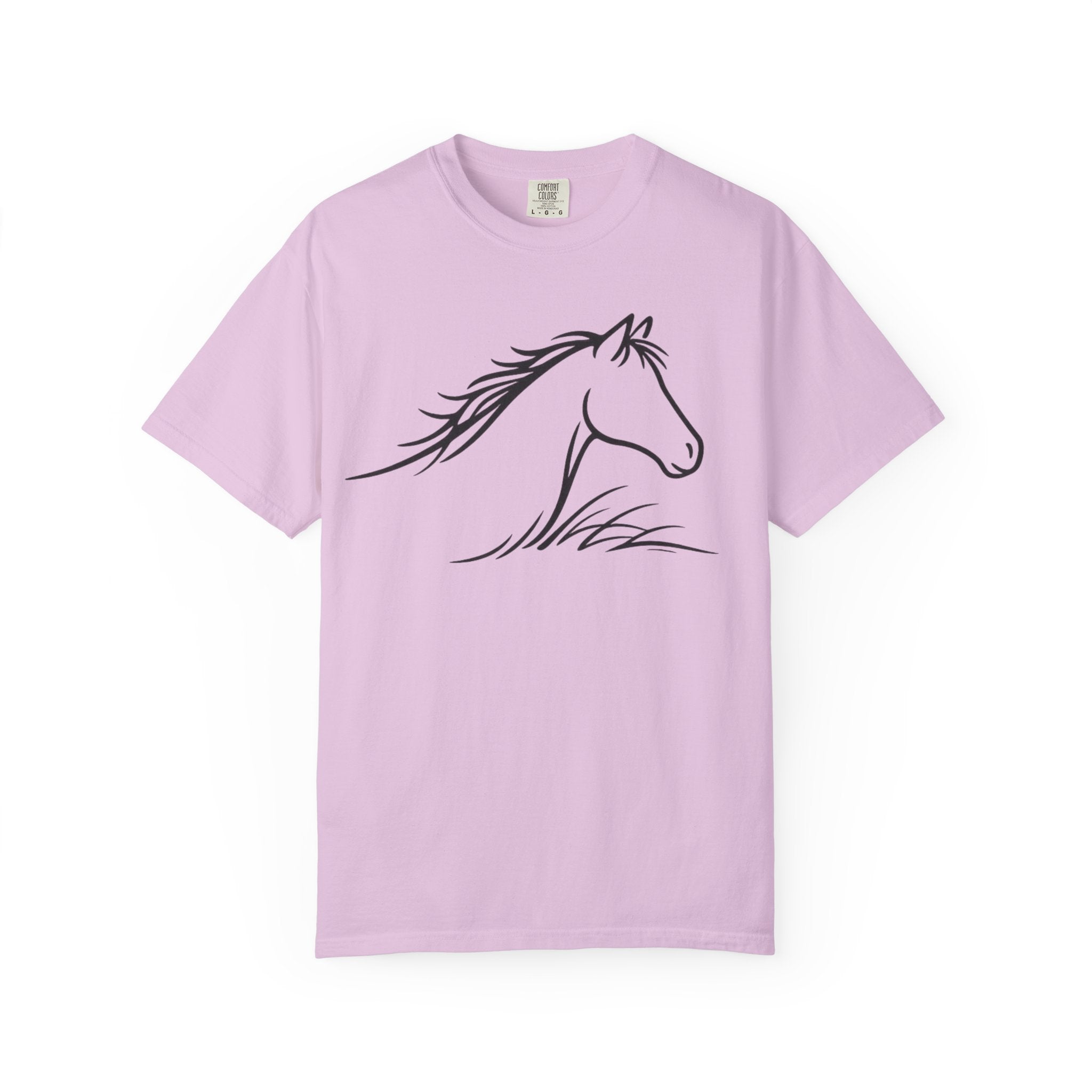 Minimalist Horse Outline T-Shirt