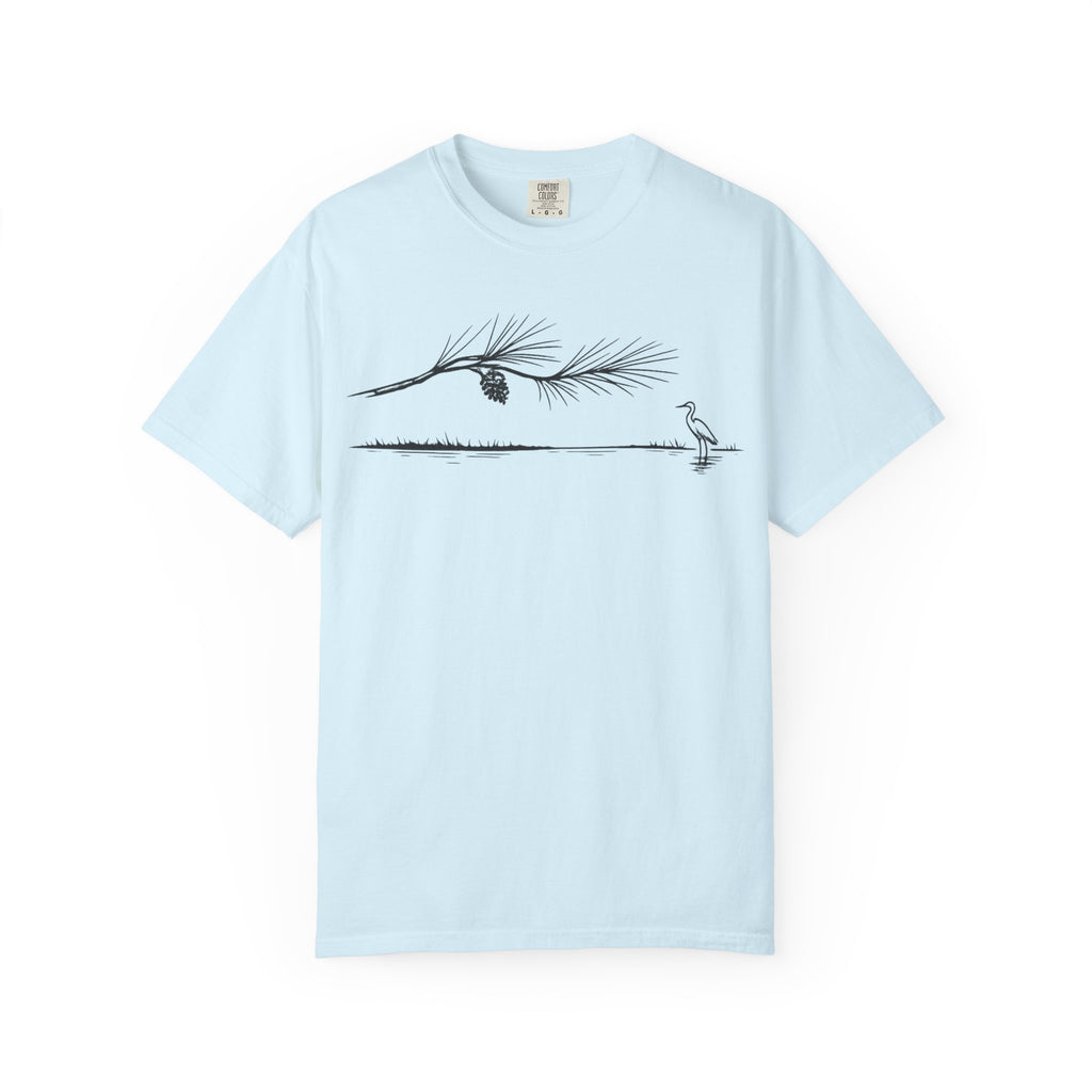 Pine Branch & Heron T-Shirt