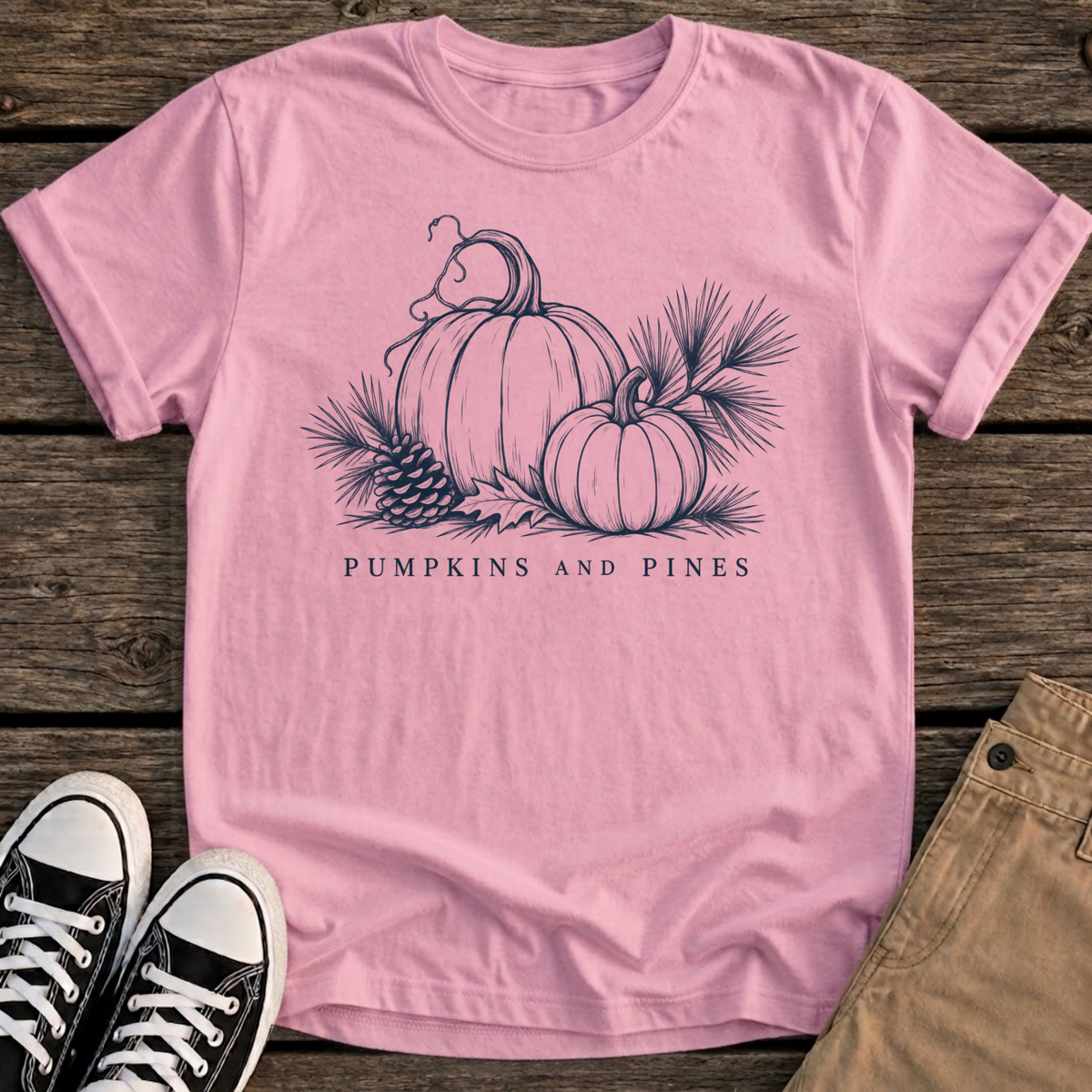 Pumpkins & Pines T-Shirt