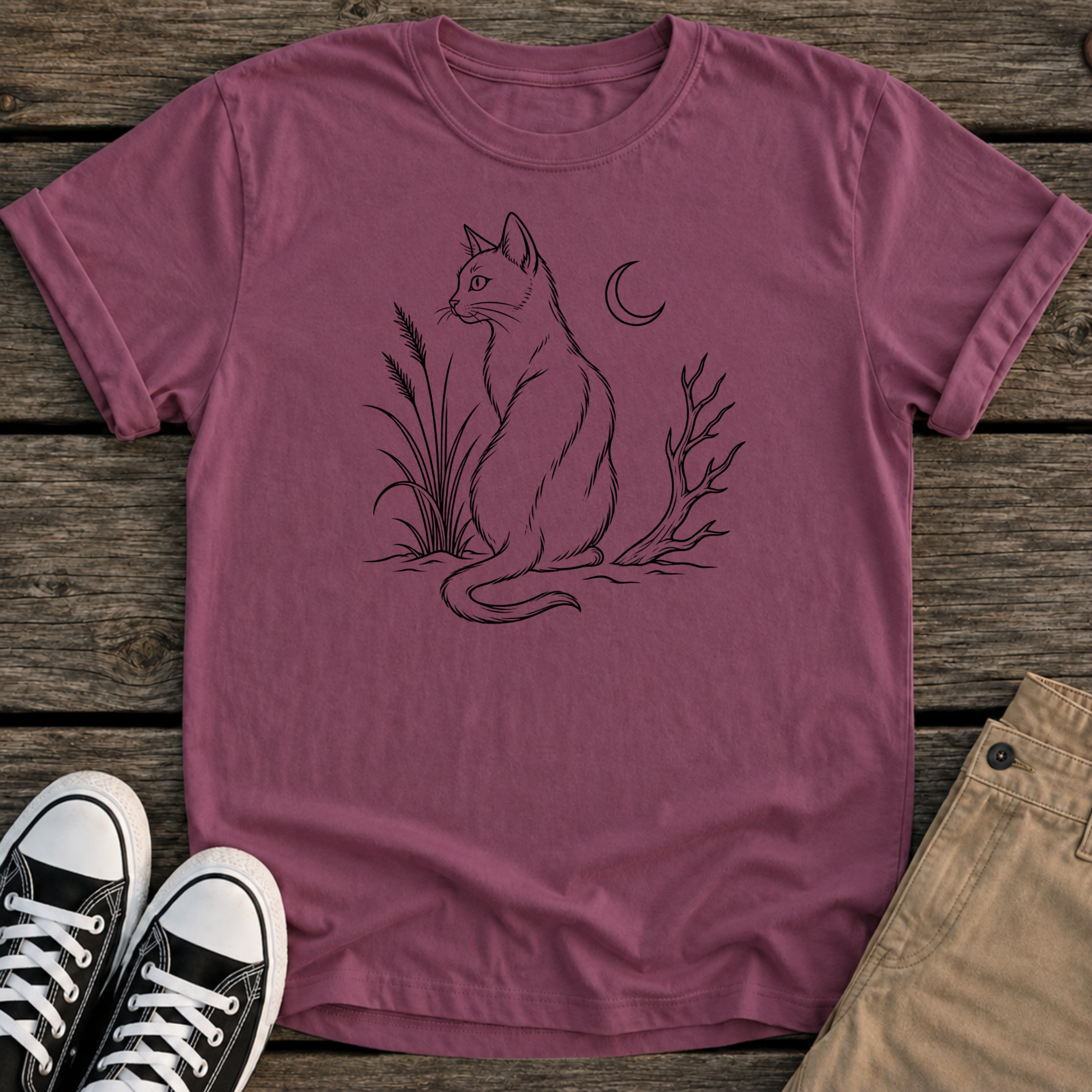 Fall Cat T-Shirt