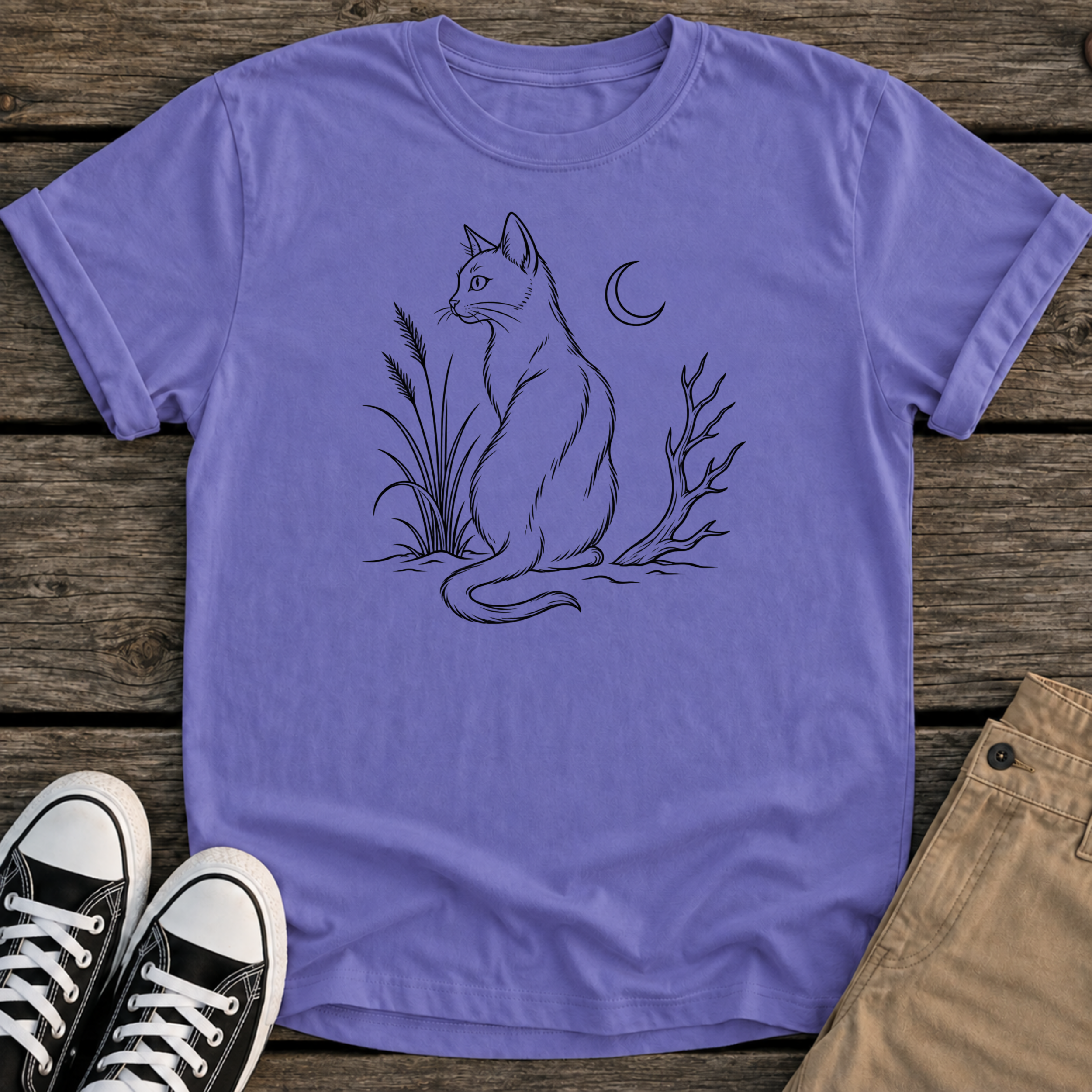 Fall Cat T-Shirt