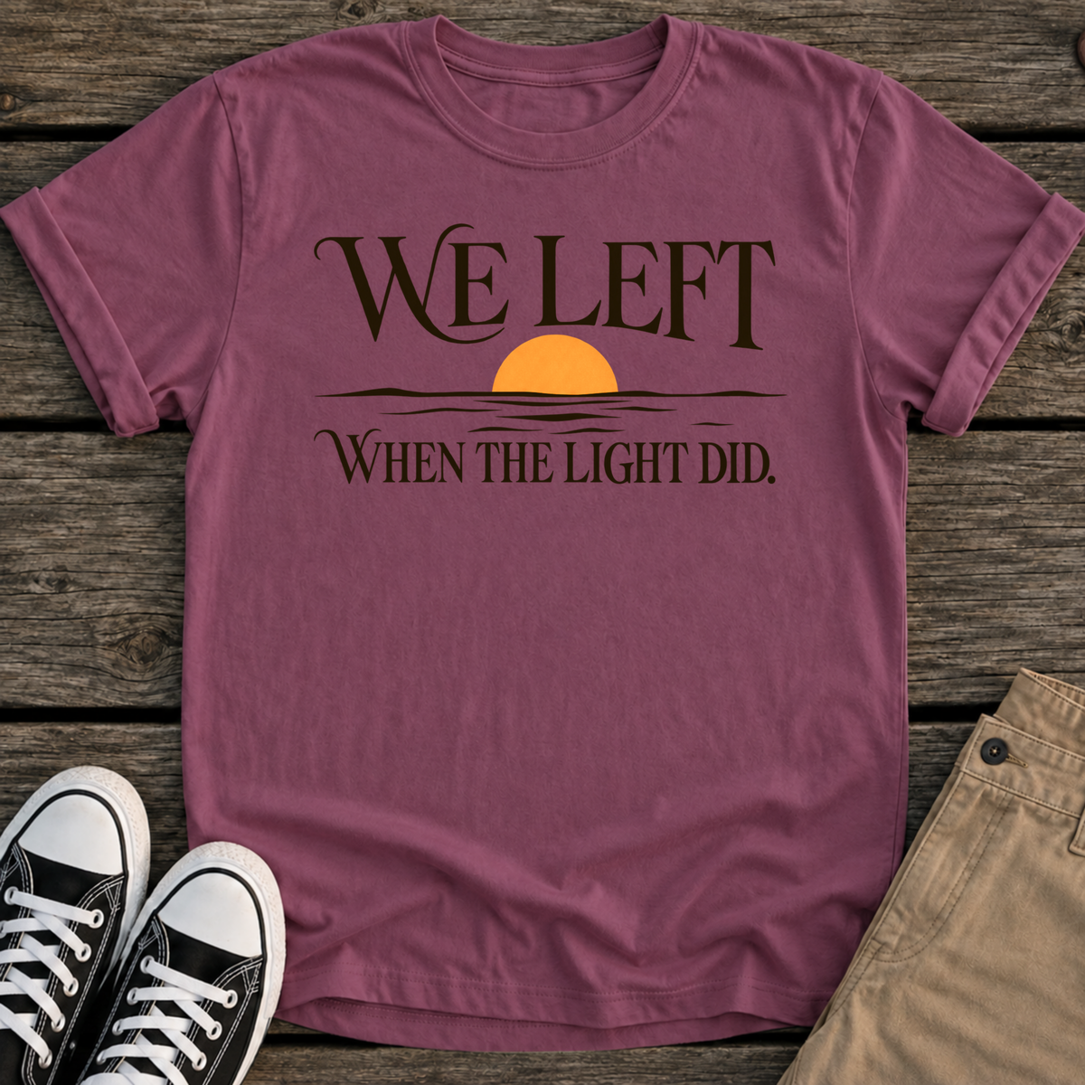 We Left T-Shirt