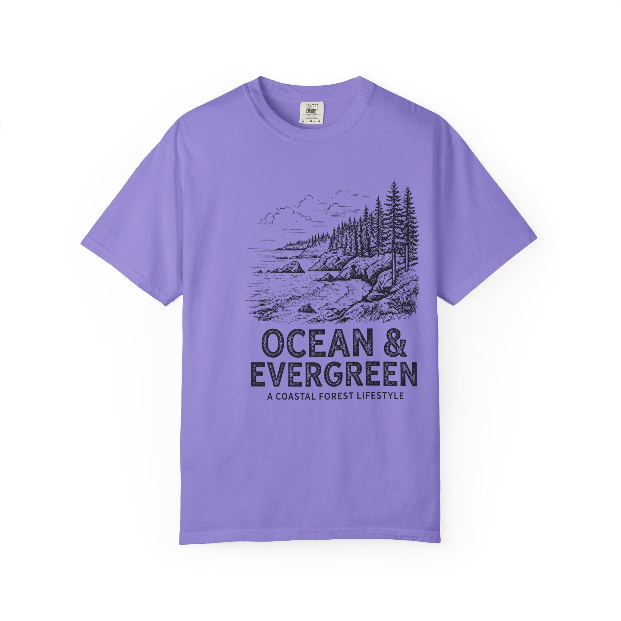 Ocean & Evergreen Coastal T-Shirt