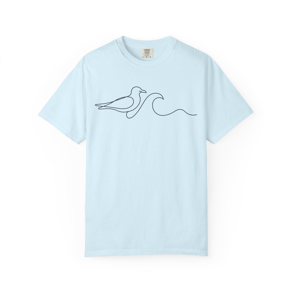 Seagull & Wave Minimalist T-Shirt