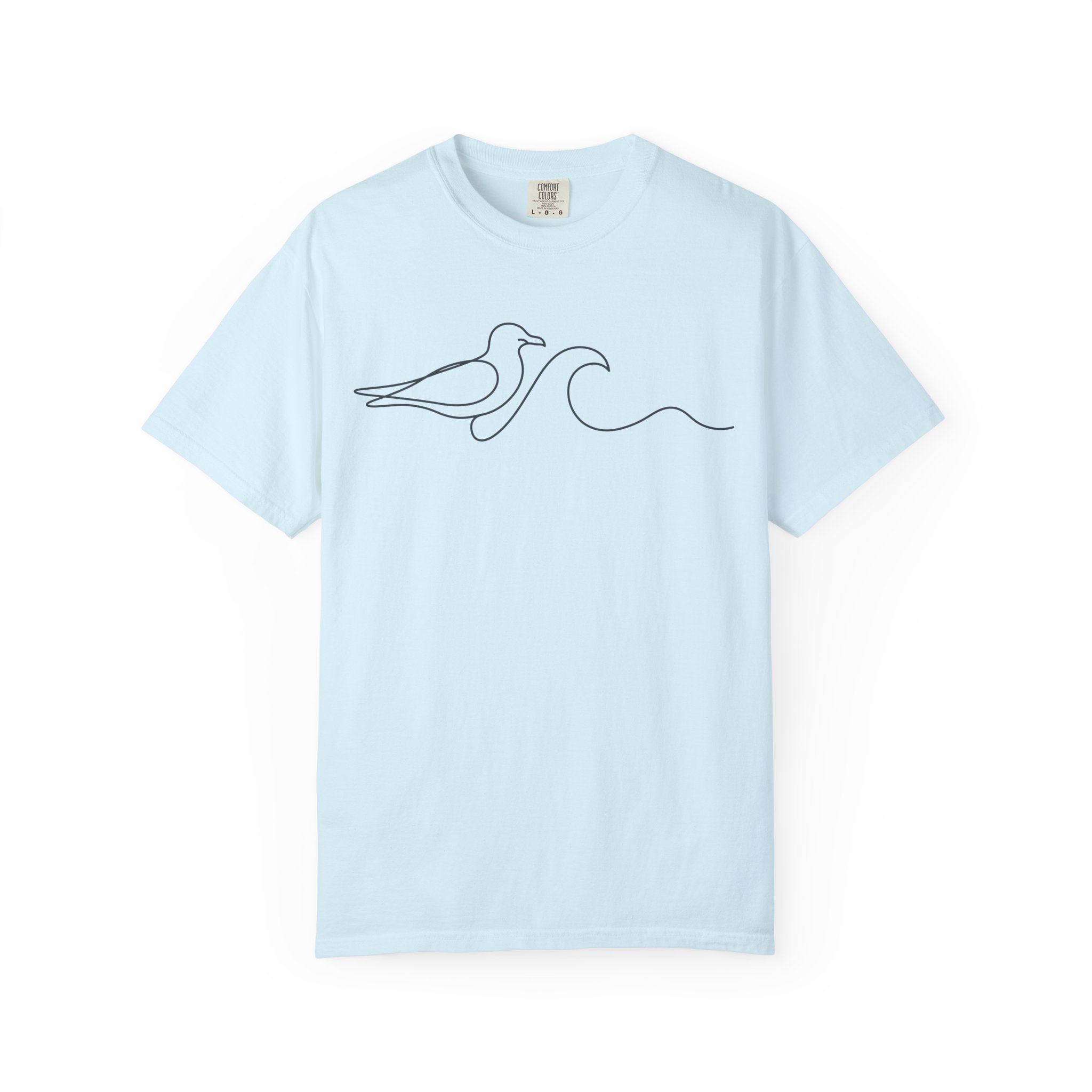 Seagull & Wave Minimalist T-Shirt