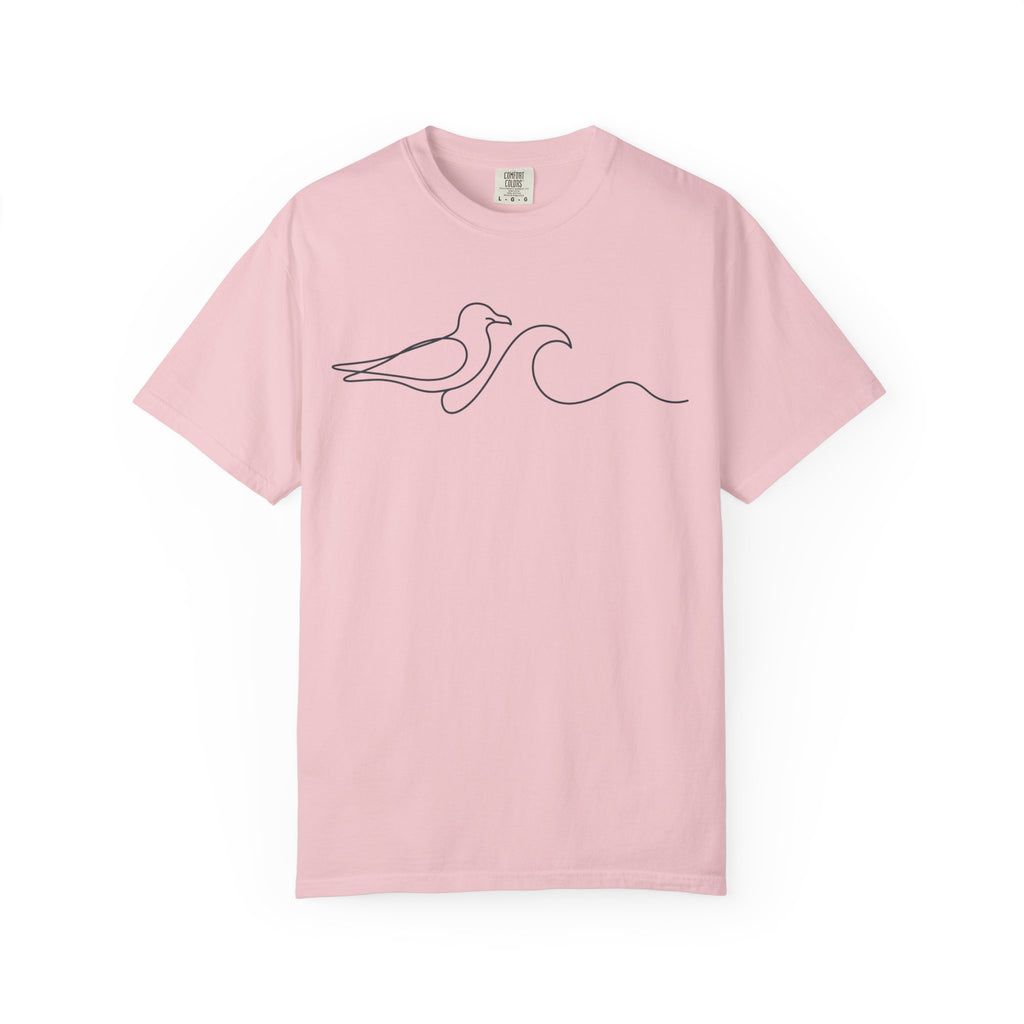 Seagull & Wave Minimalist T-Shirt
