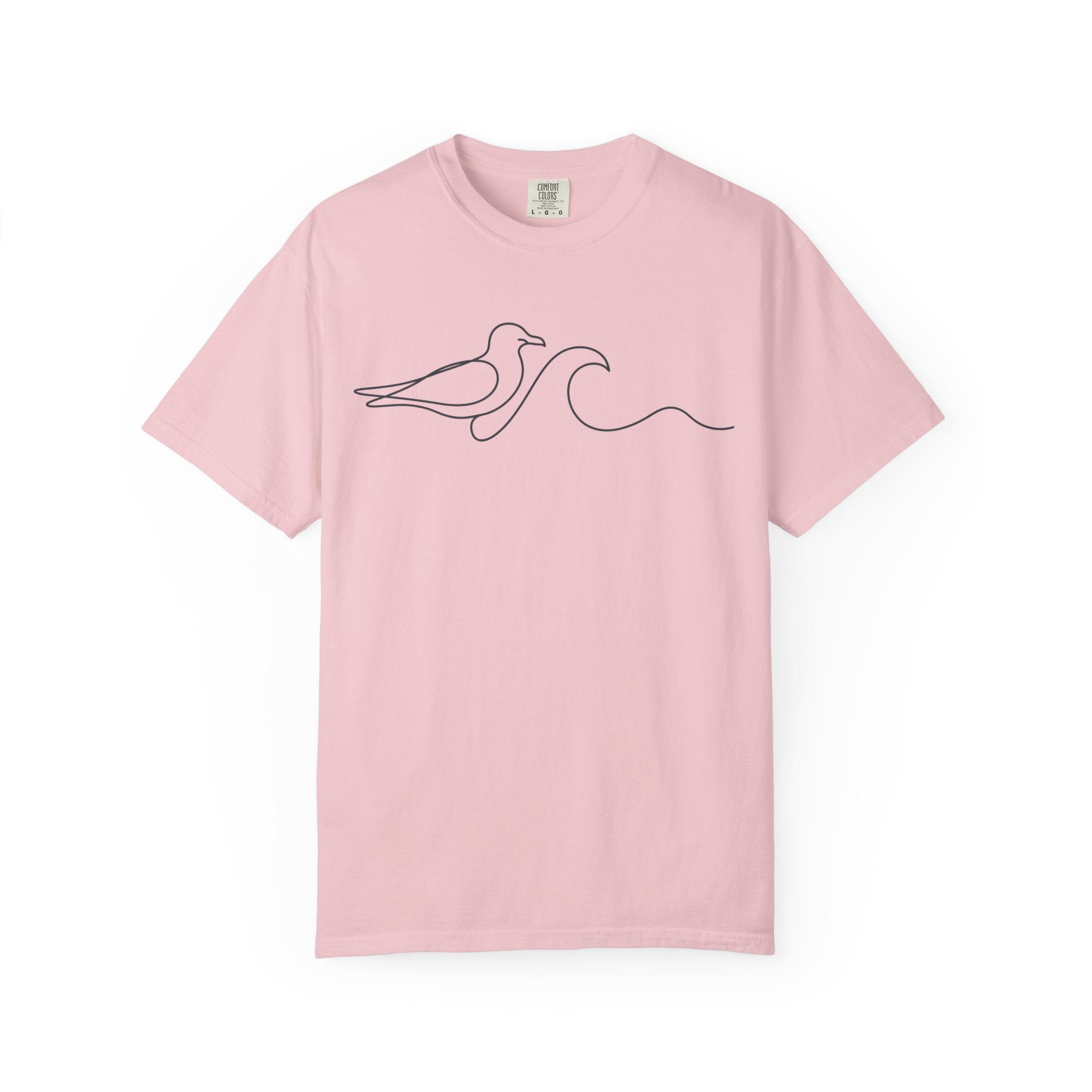 Seagull & Wave Minimalist T-Shirt