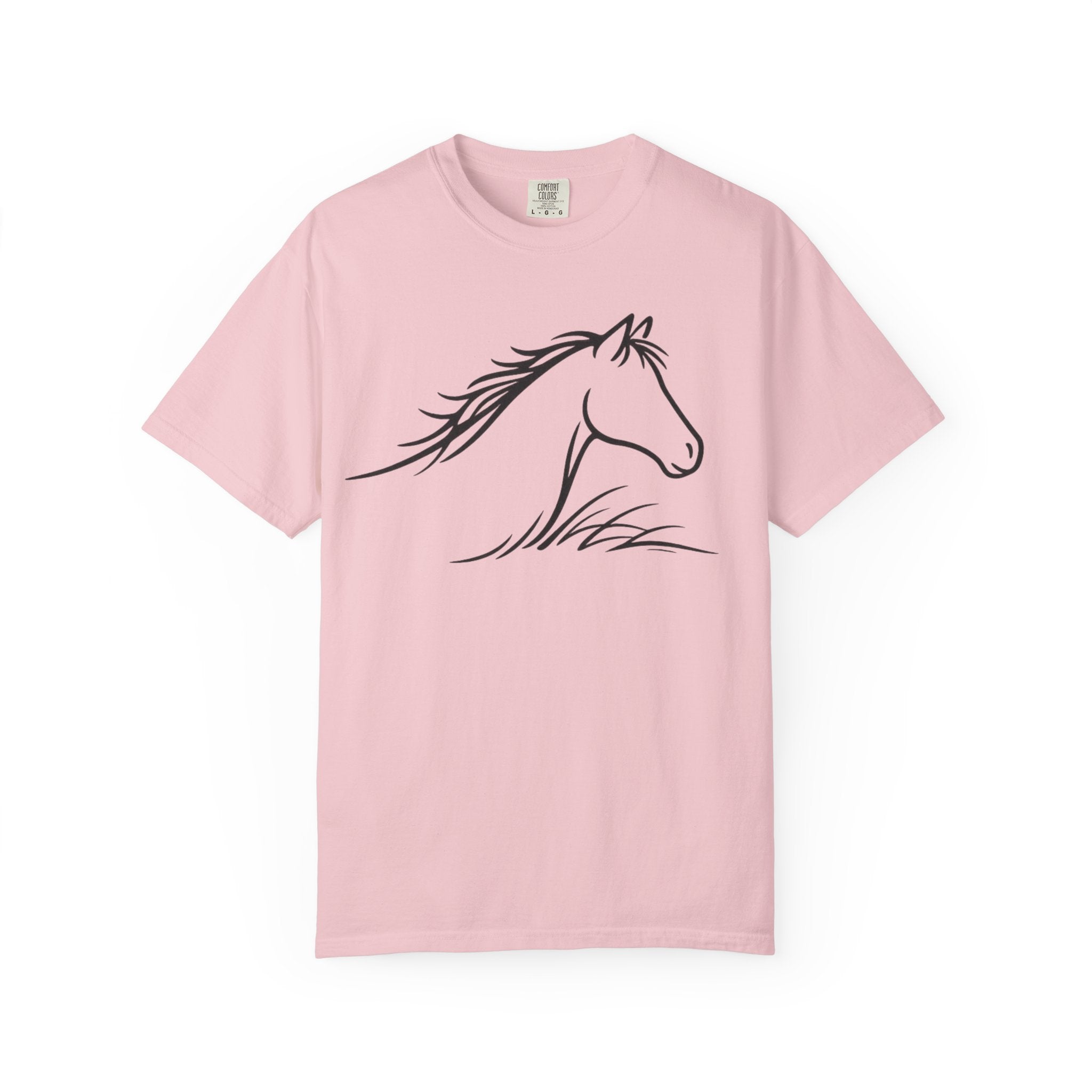 Minimalist Horse Outline T-Shirt