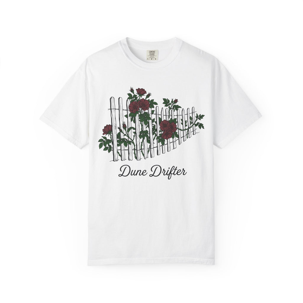 Dune Drifter Floral Beach Fence T-shirt