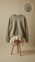 Crewneck Sweatshirt in Coastal Clay