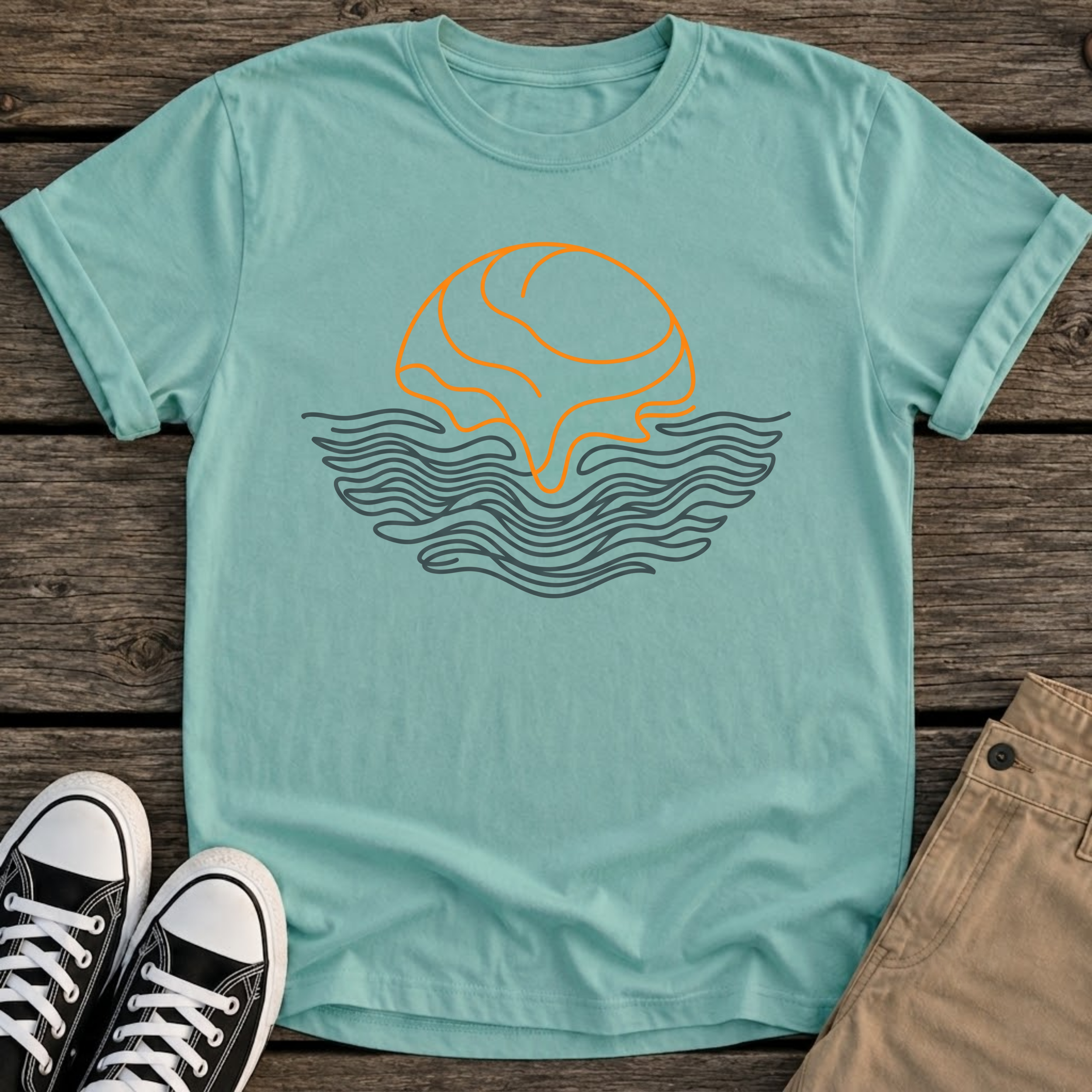 Sunrise & Waves T‑Shirt