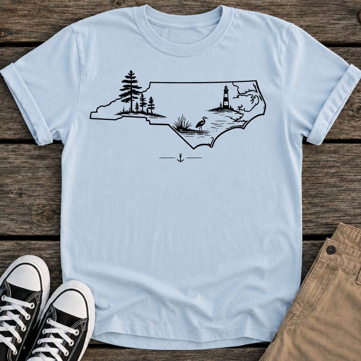 NC Map T-Shirt
