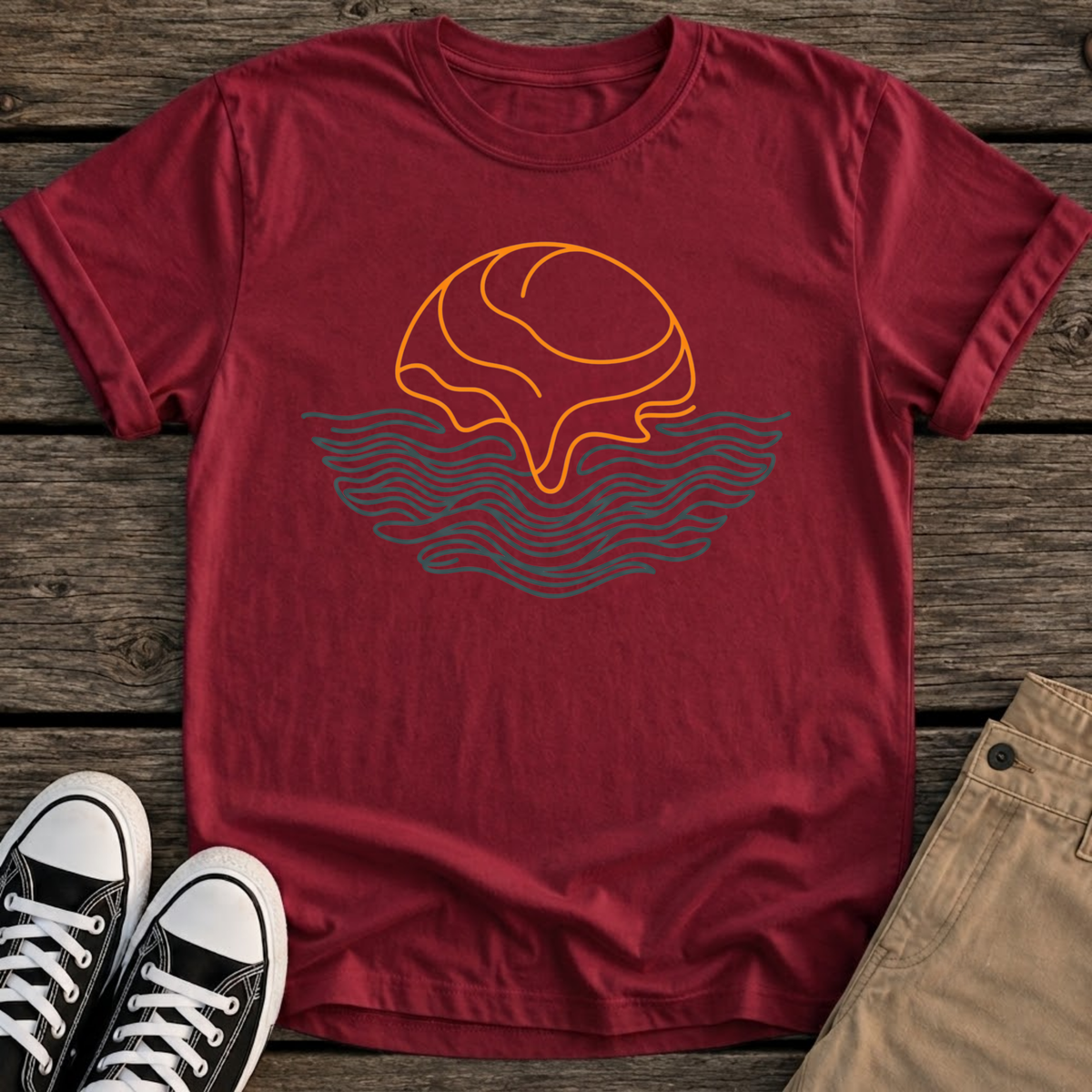 Sunrise & Waves T‑Shirt