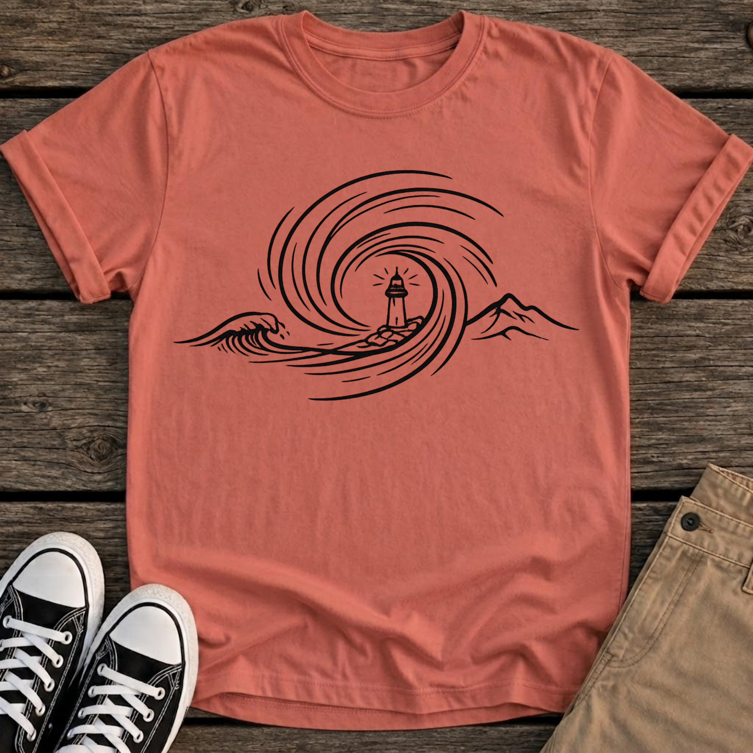 Lighthouse Wave T-Shirt