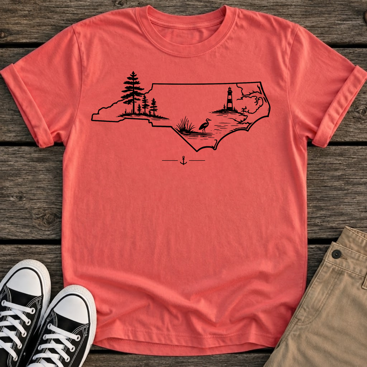 NC Map T-Shirt