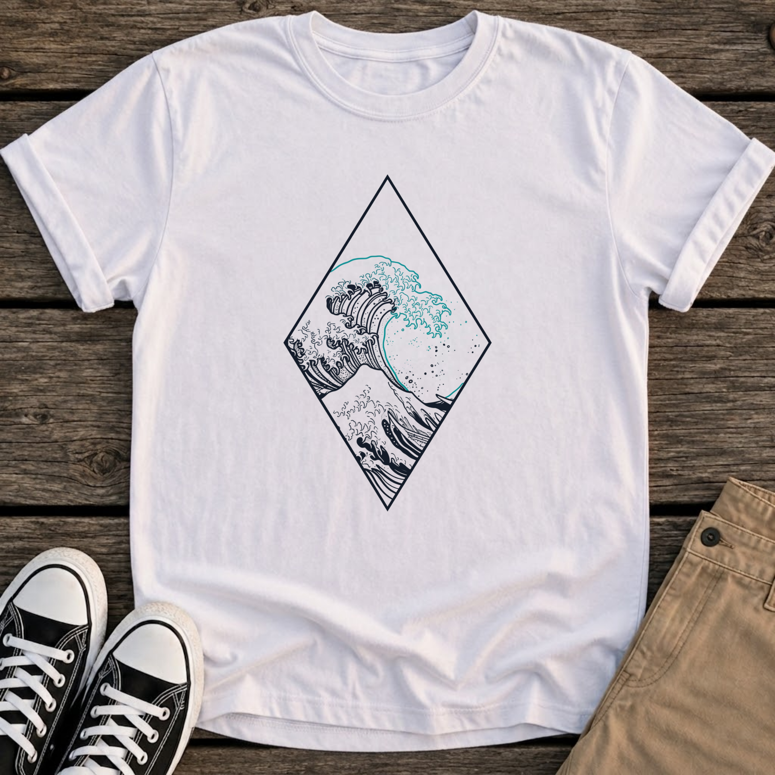 Wave Diamond T-shirt
