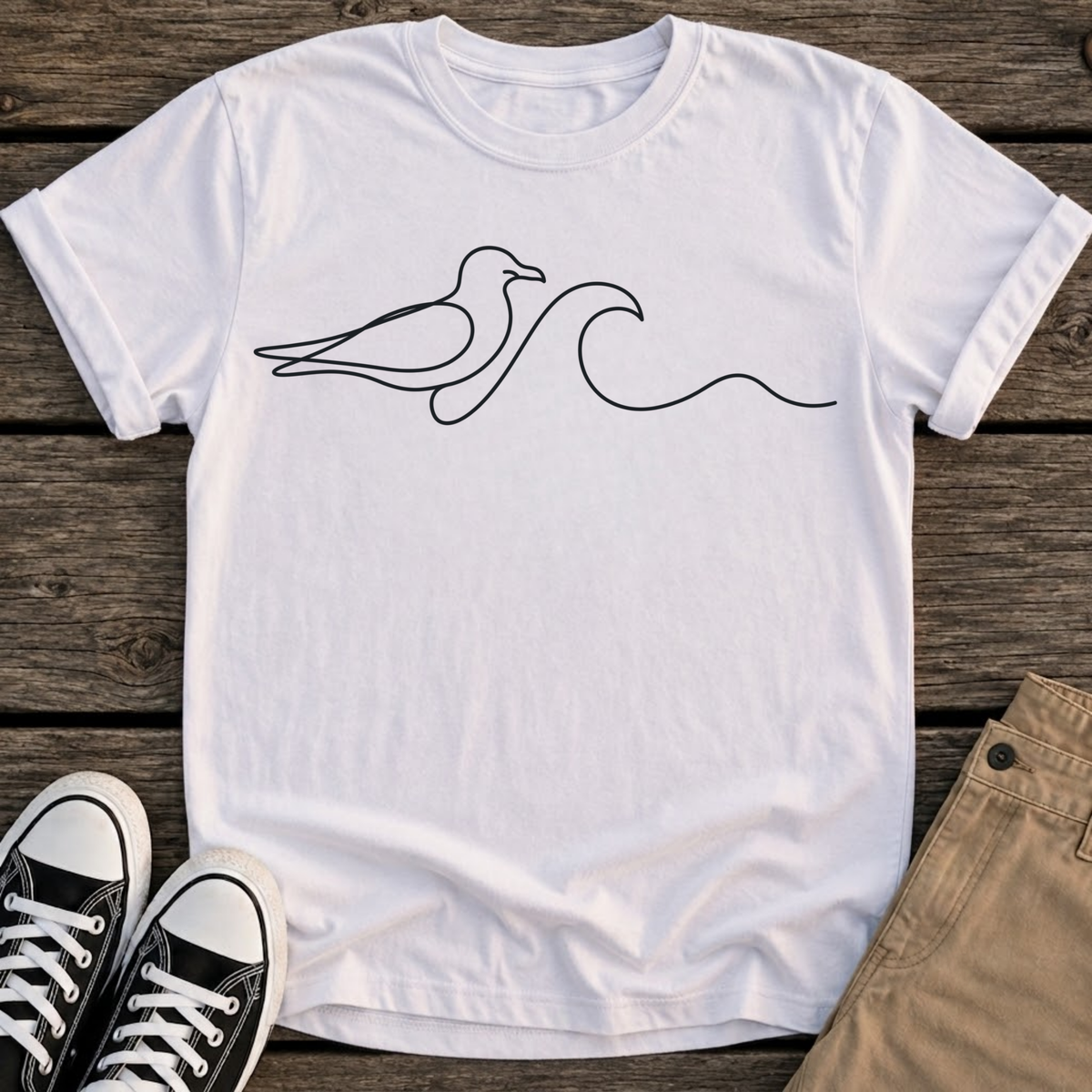 Seagull & Wave T-Shirt