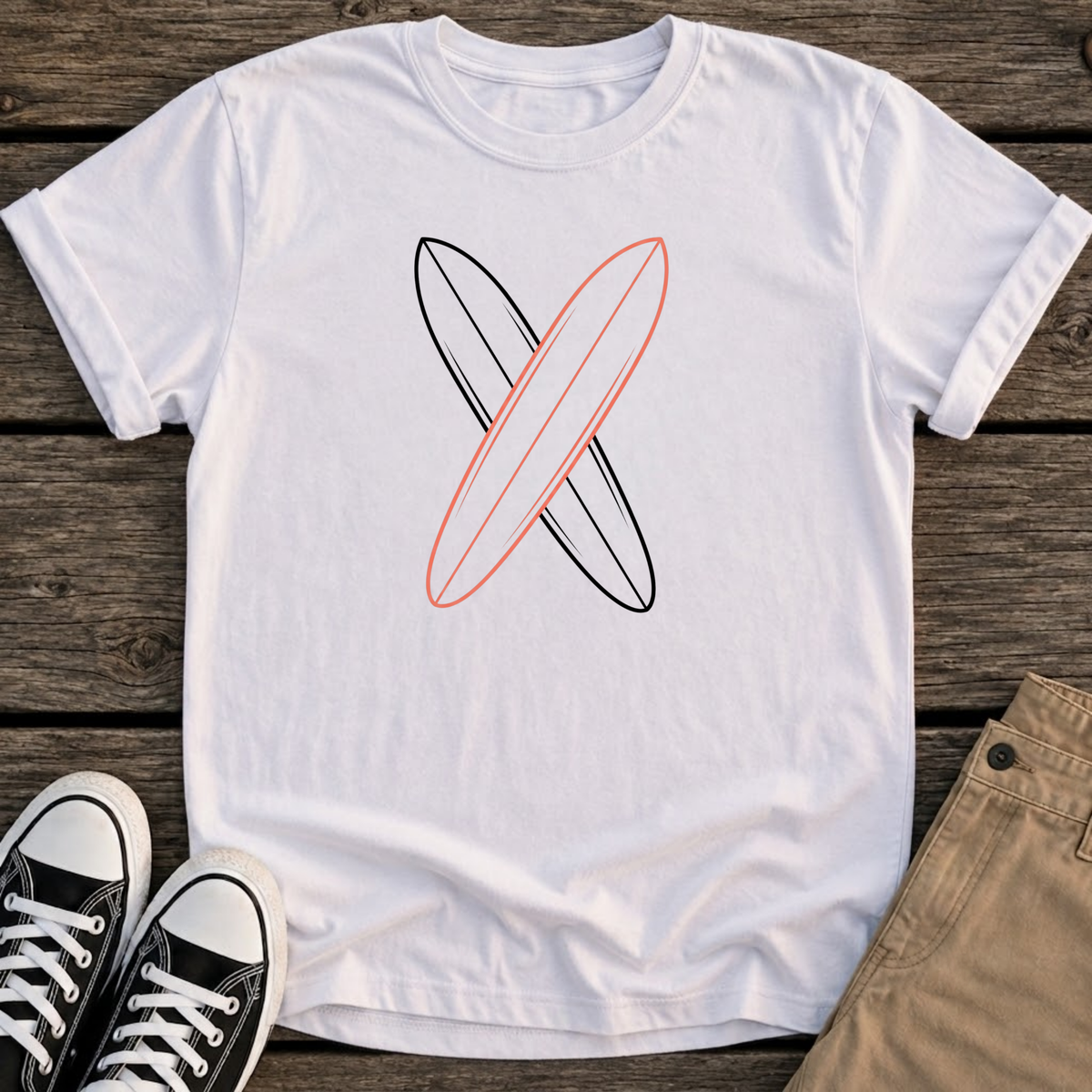 Surfboard T-shirt