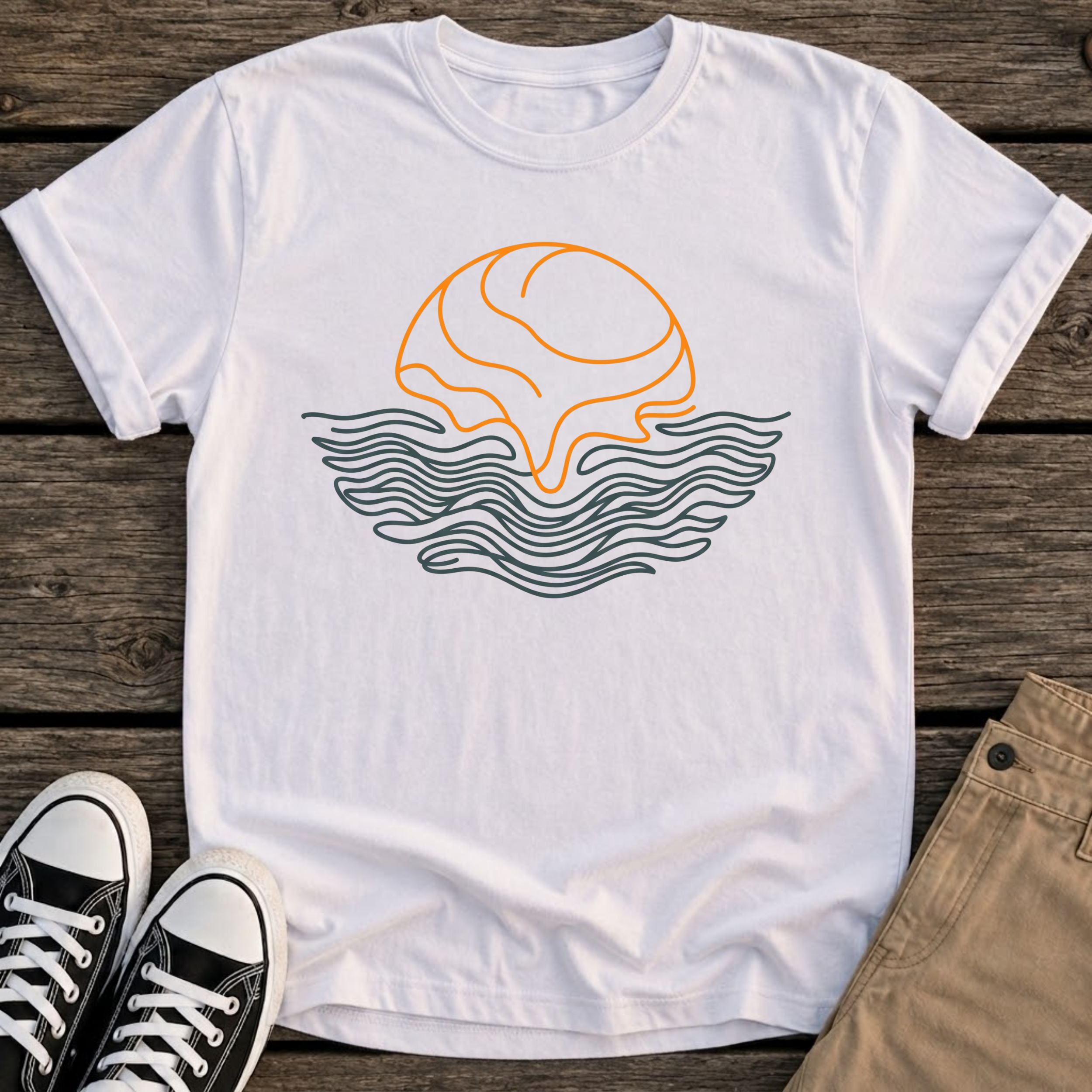 Sunrise & Waves T‑Shirt