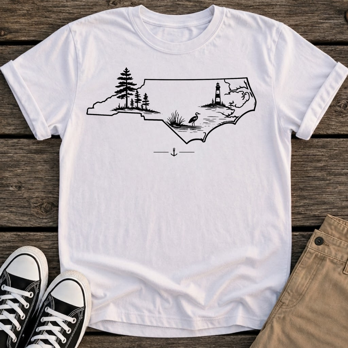 NC Map T-Shirt